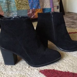 Black Suede Ankle Boot